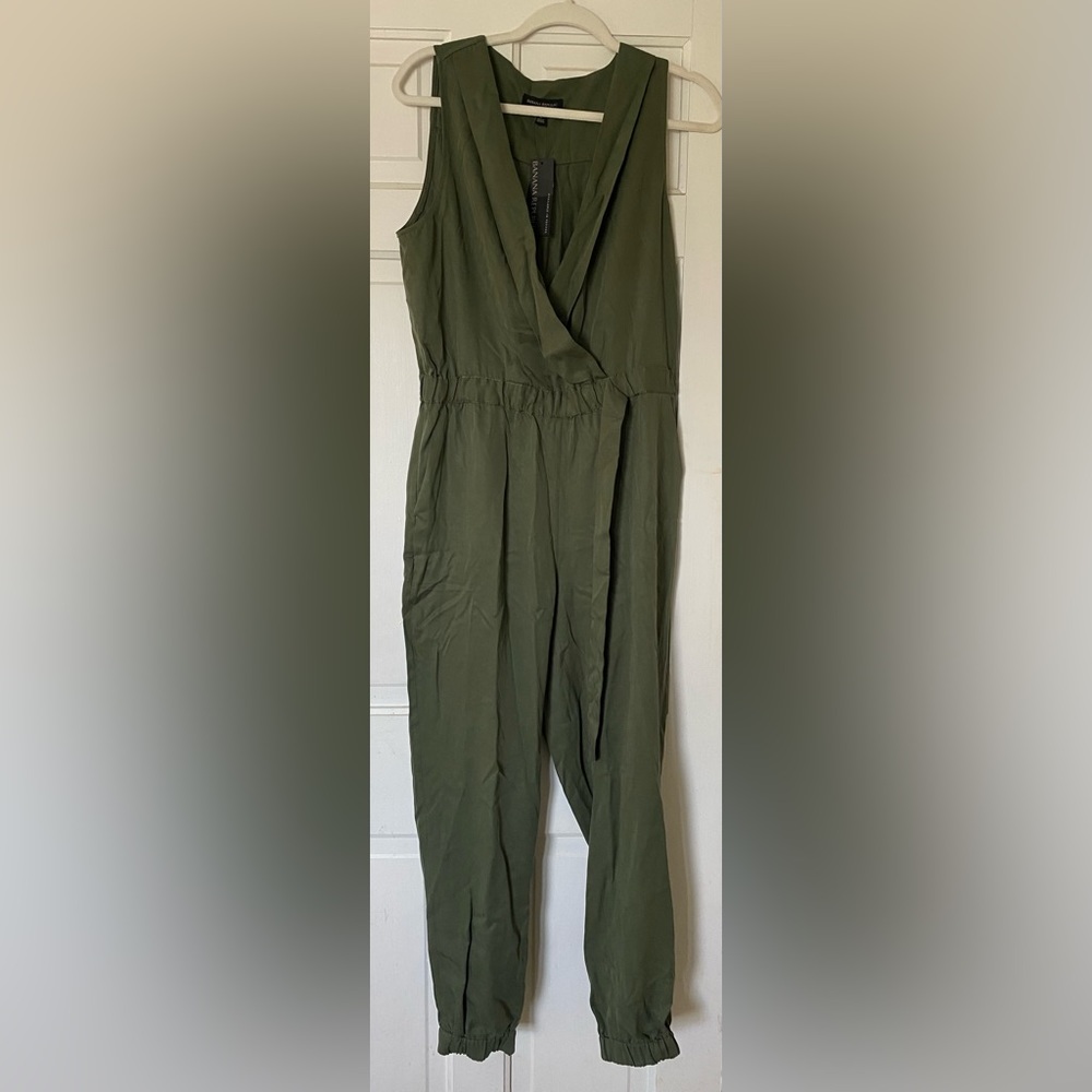 Banana Republic Green Jumpsuit